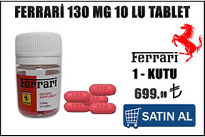 Ferrari 10 lu kırmızı hapı