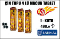Çin topu 4 lü tibet macunu