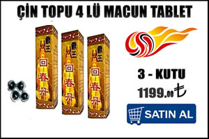 Çin topu 4 lü tibet macunu - 3 kutu