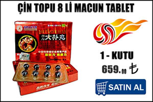 Çin topu 8 li tibet macunu