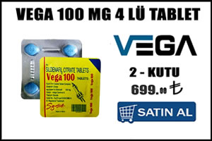 Vega 100 mg 4 lü tablet - 2 kutu