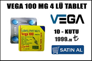 Vega 100 mg 4 lü tablet – 10 kutu