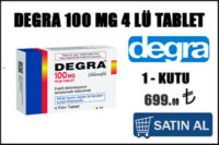Degra 100 mg 4 lü hapı
